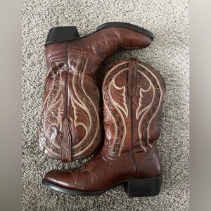 Dan Post Tan Leather Cowboy Boots